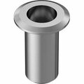 Bsc Preferred Aluminum Rivet Nut 10-32 Internal Thread .010-.080 Material Thickness, 25PK 93482A651